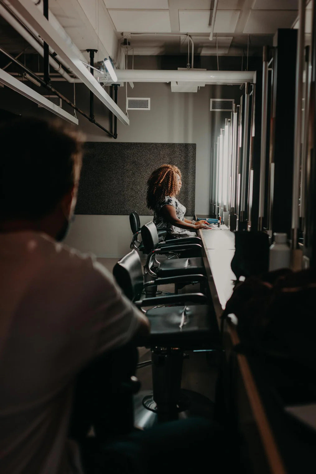 Behind the scenes: lighting adjustment