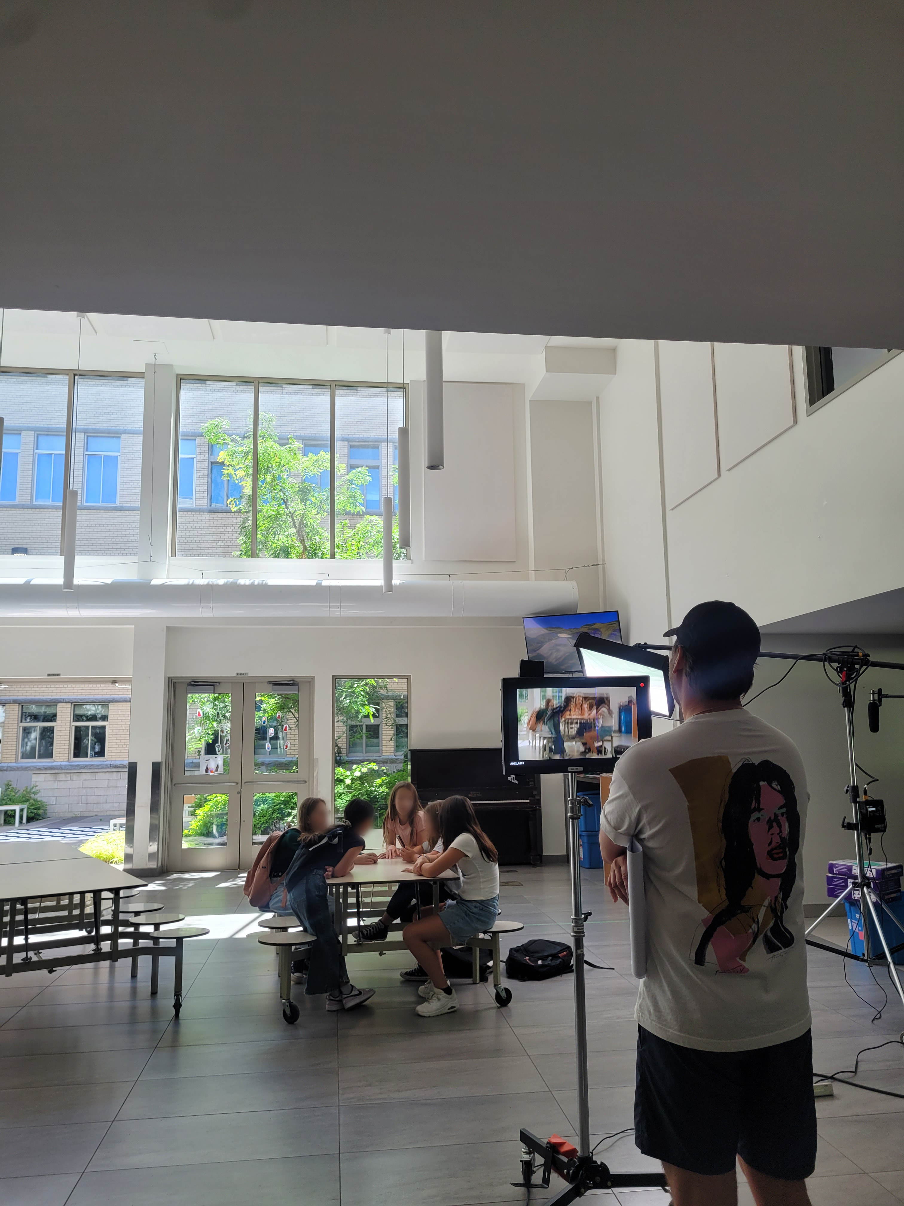 Behind the scenes: director at work