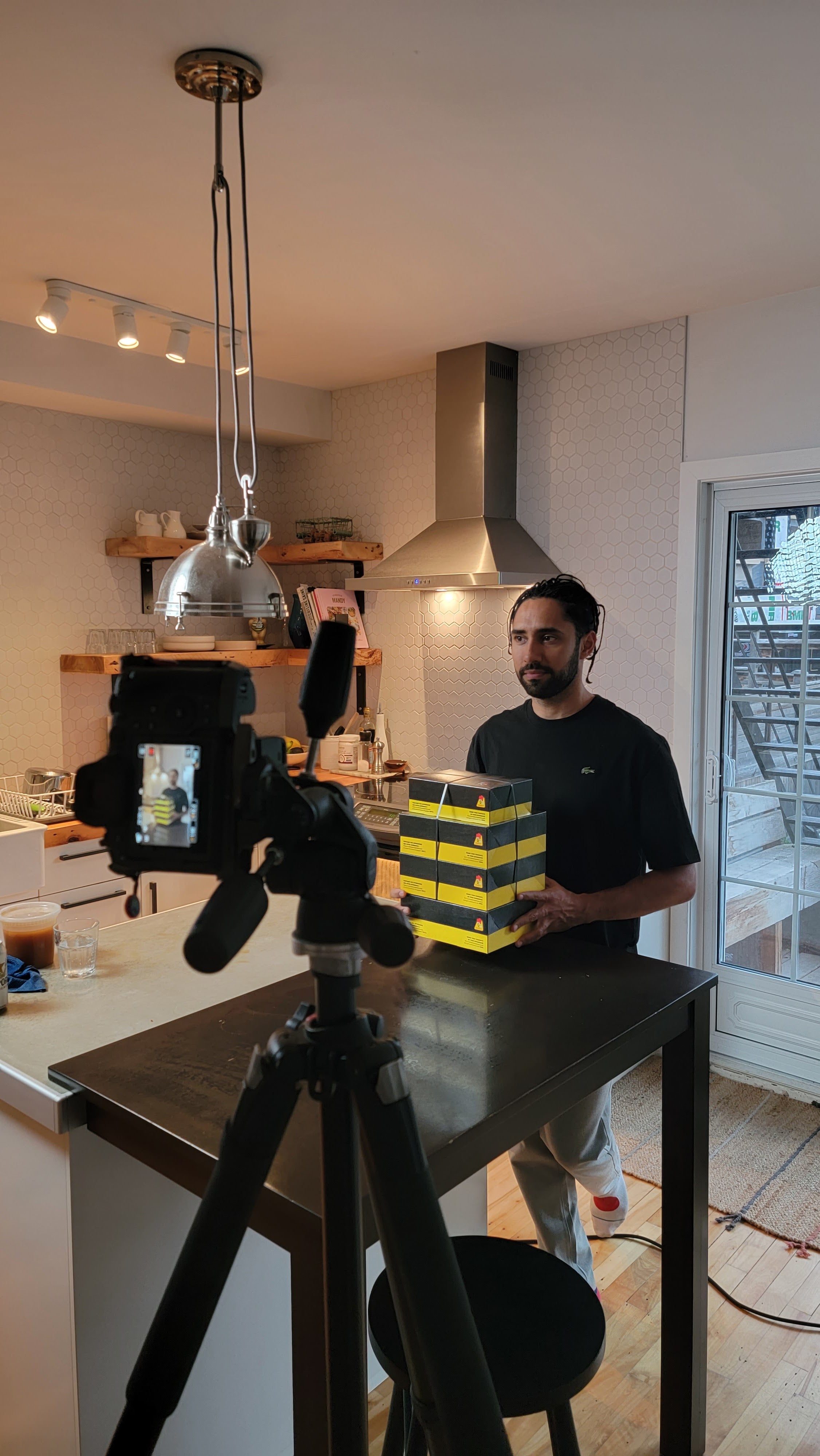 Behind the scenes: camera setup