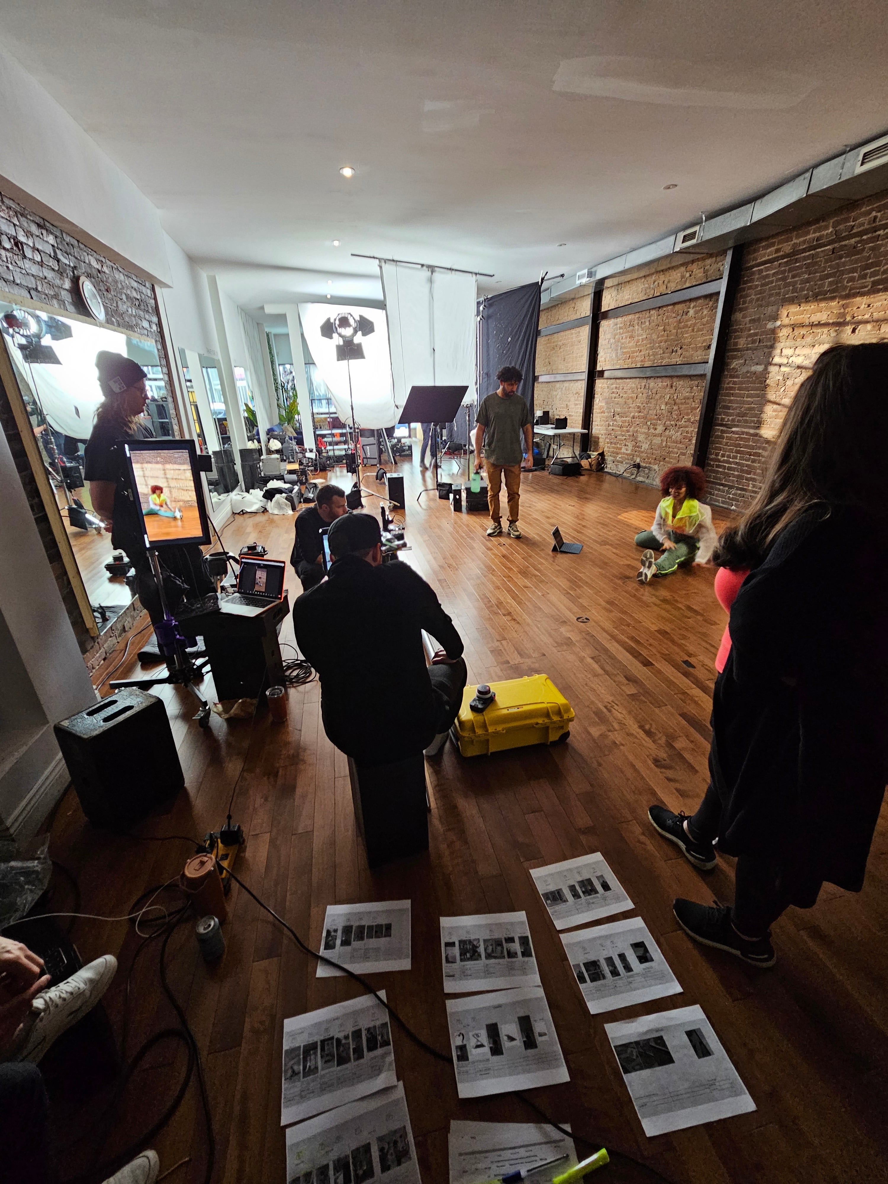 Behind the scenes: director at work